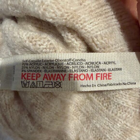 Free People XS Around The Clock Ribbed-Knit Sweater Oversized - Picture 4 of 5